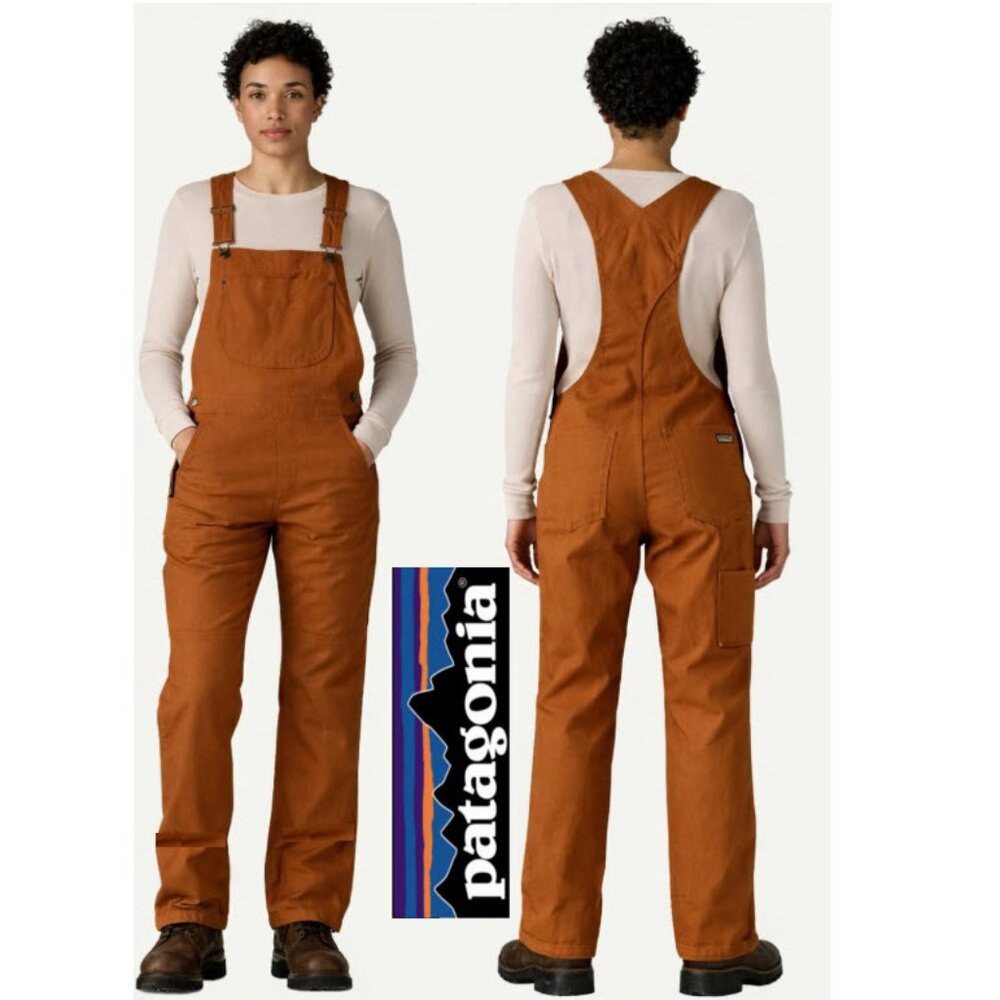 Patagonia All Seasons Hemp Canvas Bib Overalls XL gorpcore